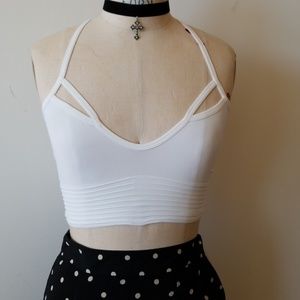 SOLD! Marciano strappy bralette crop top NWOT